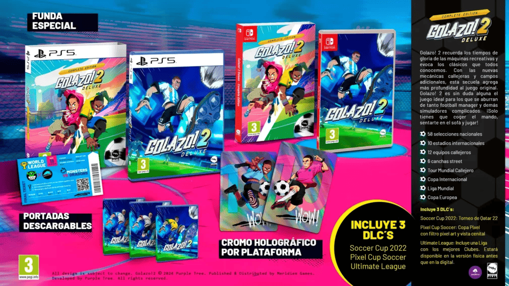 Se anuncia edición física de Golazo! 2 Complete Edition para Nintendo Switch y PlayStation 5