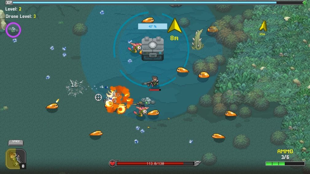 Nimrods Guncraft Survivor es un juego de disparos al estilo de Vampire Survivors y tiene demo Nimrods Guncraft Survivor