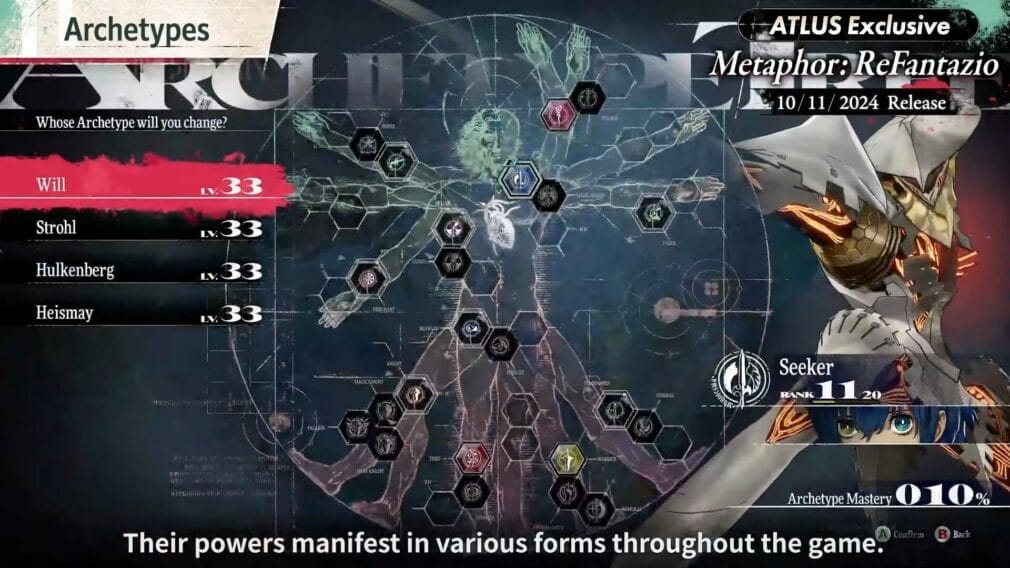 Metaphor: ReFantazio confirma su lanzamiento exacto en 2024 y más