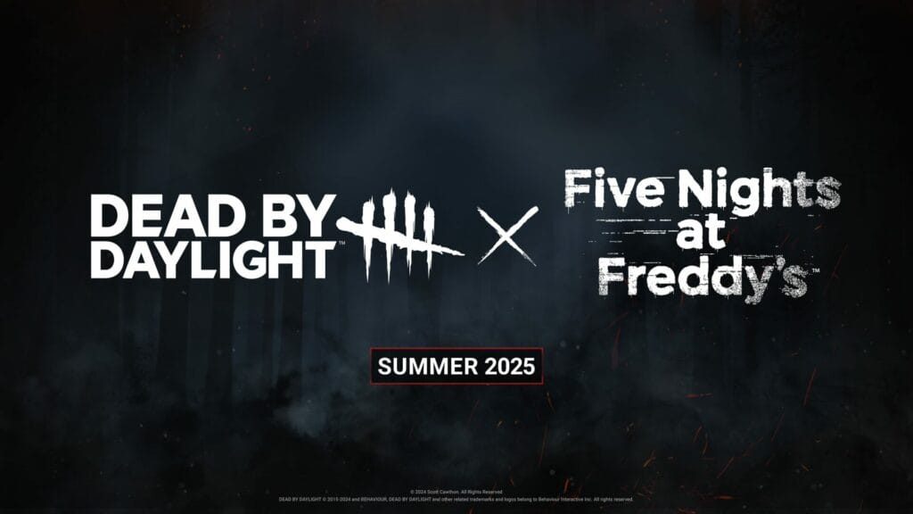 Dead By Daylight anuncia una peculiar colaboración con Five Nights at Freddy's para 2025