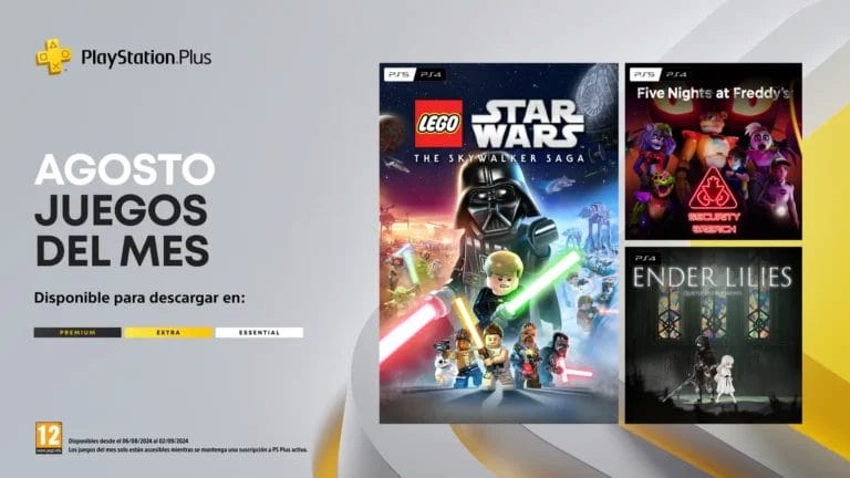 Juegos de PS Plus Essential, Extra o Premium de agosto 2024