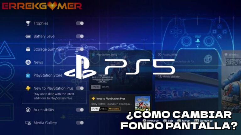 PlayStation Welcome: cómo cambiar el fondo de pantalla