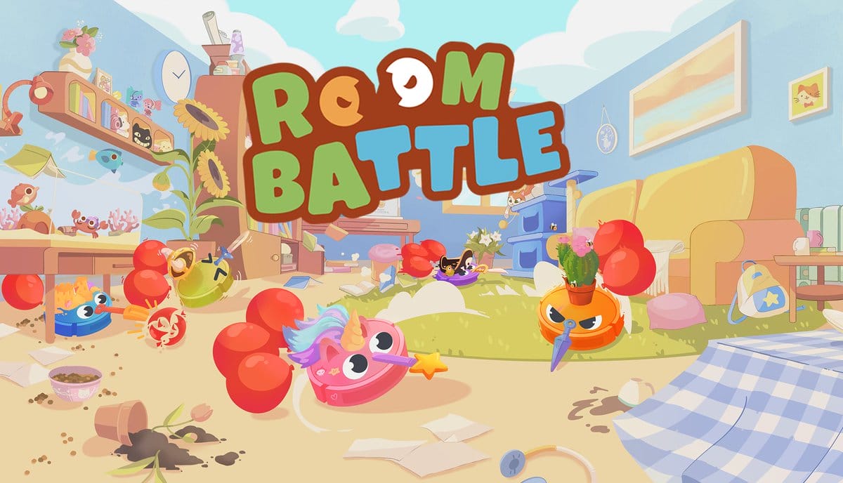 Roombattle, el party-battler con aspiradores caóticos, ya tiene fecha de lanzamiento