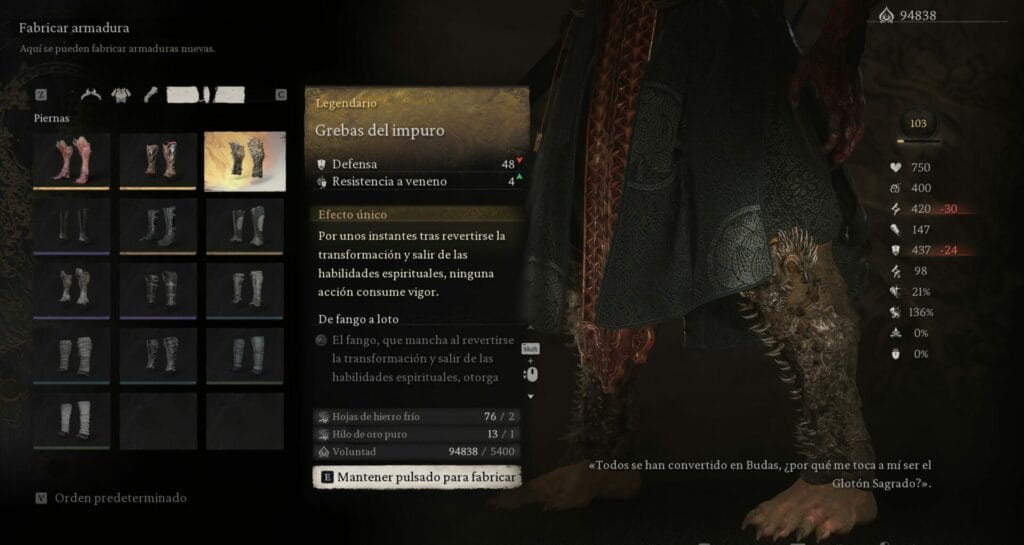 Black Myth Wukong: las 5 mejores armaduras de piernas Black Myth Wukong: las 5 mejores armaduras de piernas