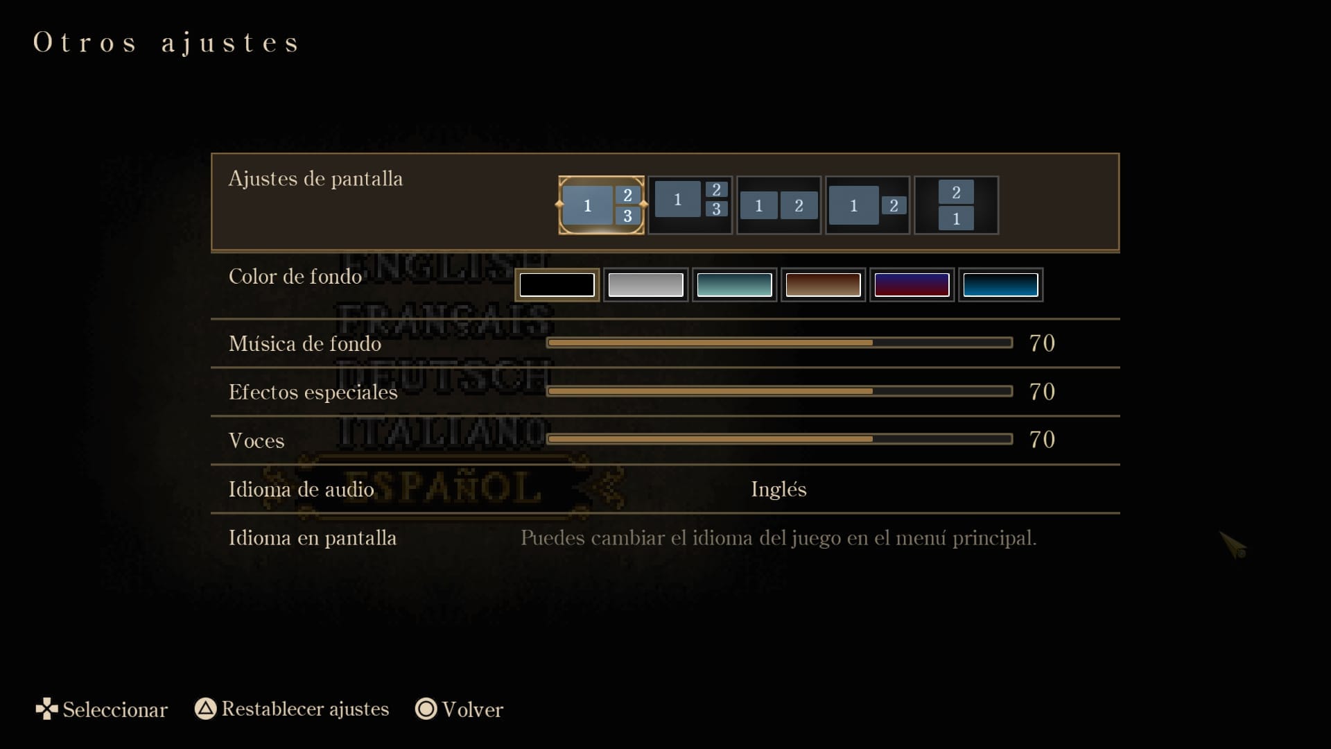 Análisis: Castlevania Dominus Collection Castlevania Dominus Collection - Ajustes de pantalla