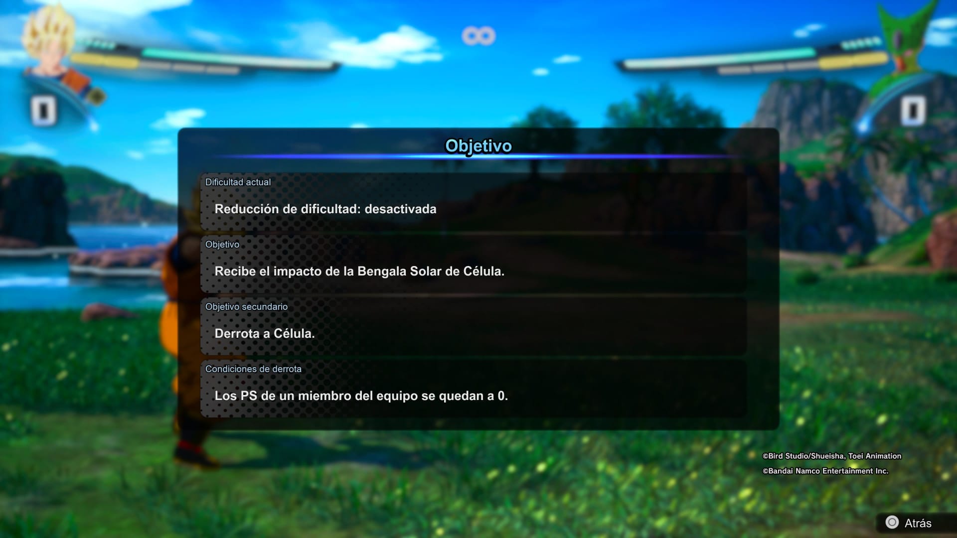 Dragon Ball Sparking Zero: objetivo secundario