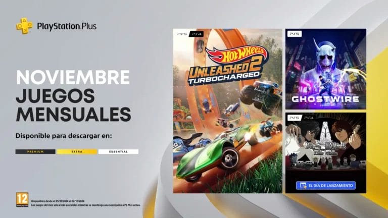 Nuevo lote de Juegos en PS PLUS para noviembre 2024