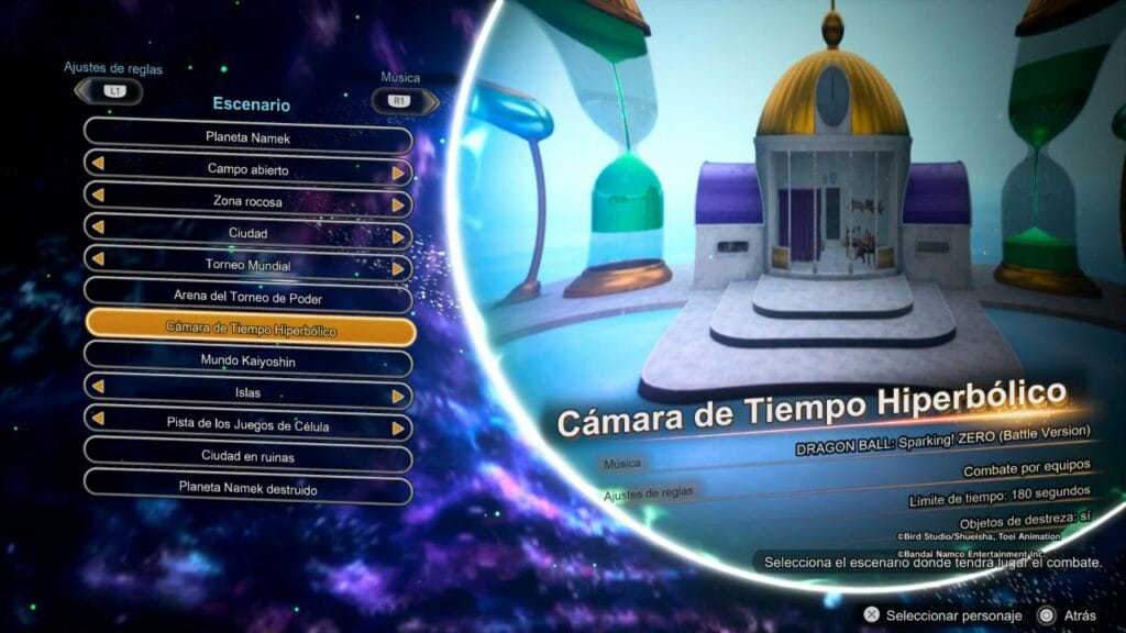 Dragon Ball Sparking Zero: Todos los mapas