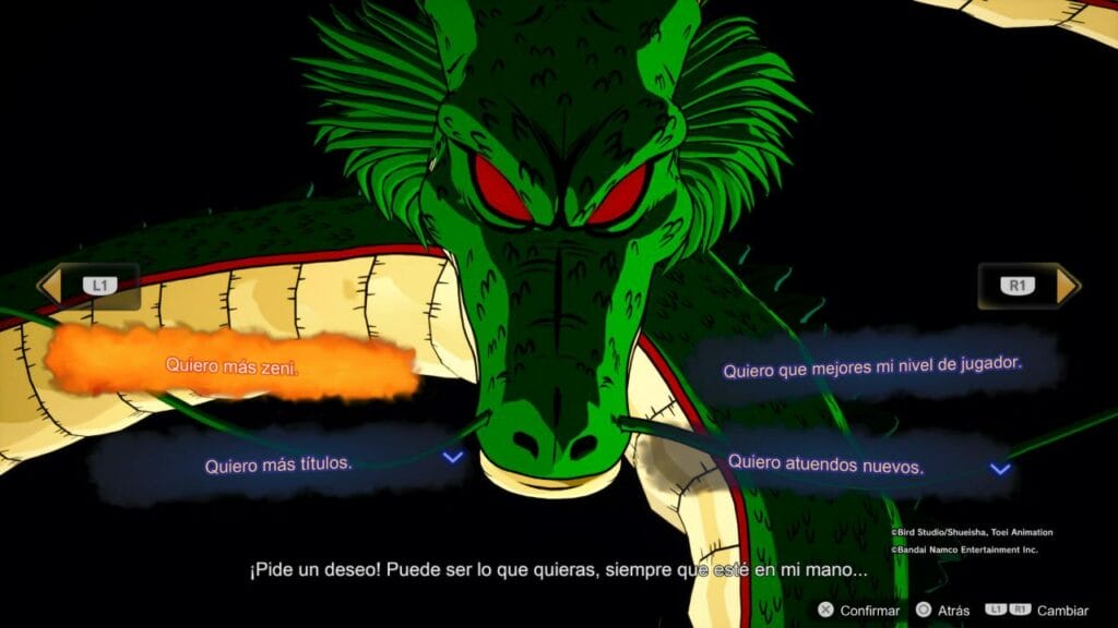 Dragon Ball Sparking Zero: Cómo invocar a Shenron