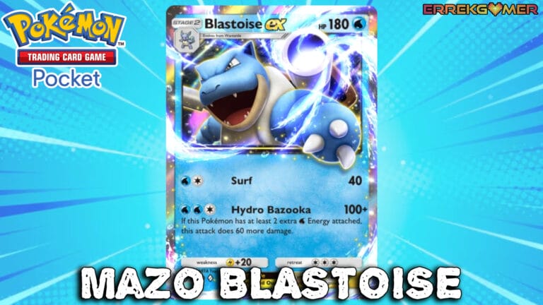 Pókemon TCG Pocket: mazo Blastoise