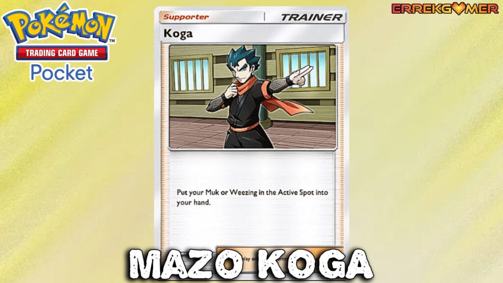 Pókemon TCG Pocket: mazo Koga