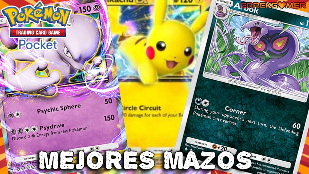 Pokémon TCG Pocket: los mejores mazos de Pikachu, Arbok o Gengar