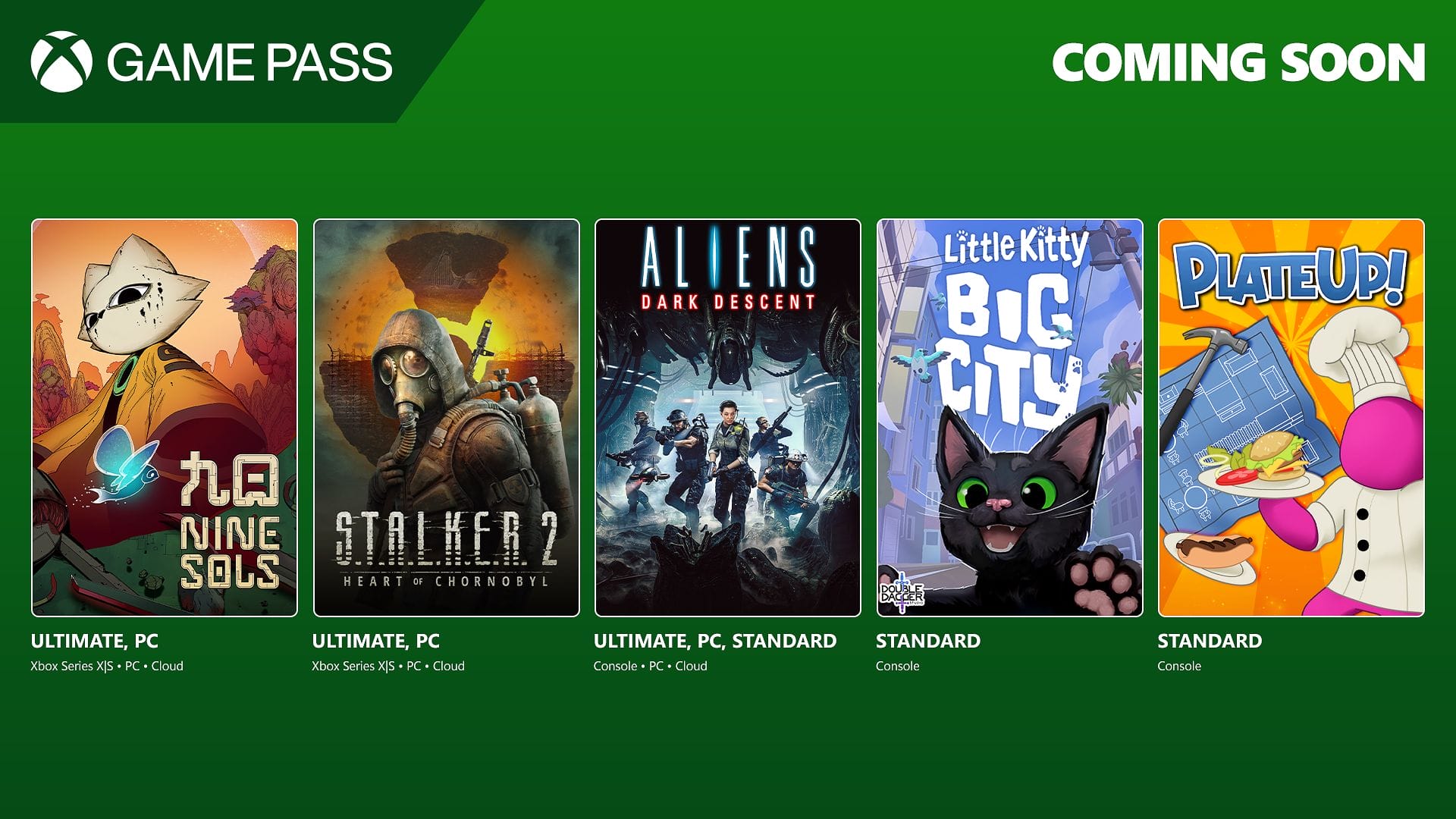 Nuevo lote de juegos en Game Pass noviembre de 2024