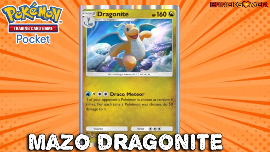 Pókemon TCG Pocket: mazo dragonite