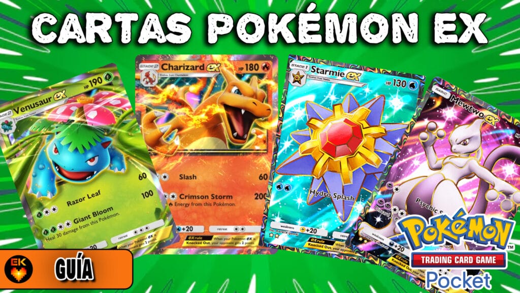 Pokémon TCG Pocket: Tier List - las mejores cartas de Pokémon EX