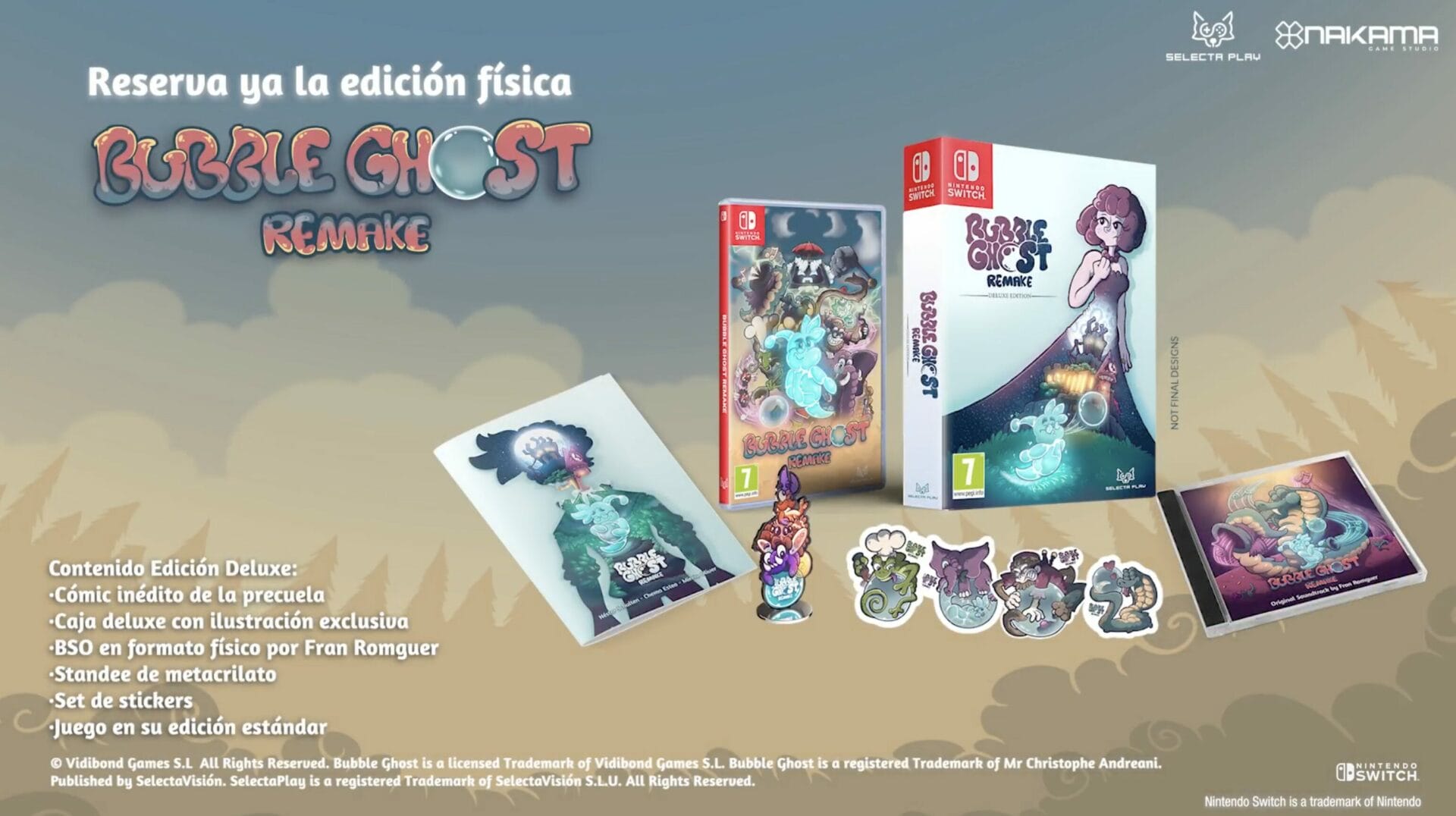 Bubble Ghost Remake anuncia lanzamiento físico para Nintendo Switch