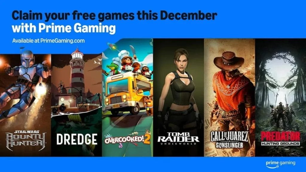 Amazon Prime Gaming: Todos los juegos de diciembre de 2024