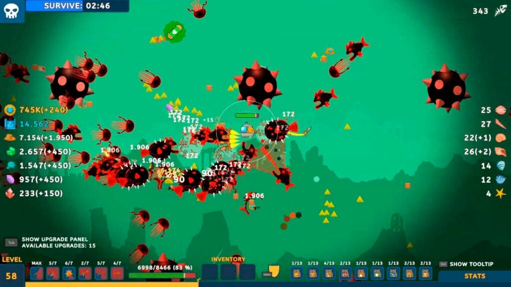 Submarine Survivor, un roguelike de acción español que ya está disponible