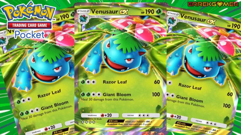 pokémon TCG Pocket: Guía evento venusaur. Recompensas y mejores mazos