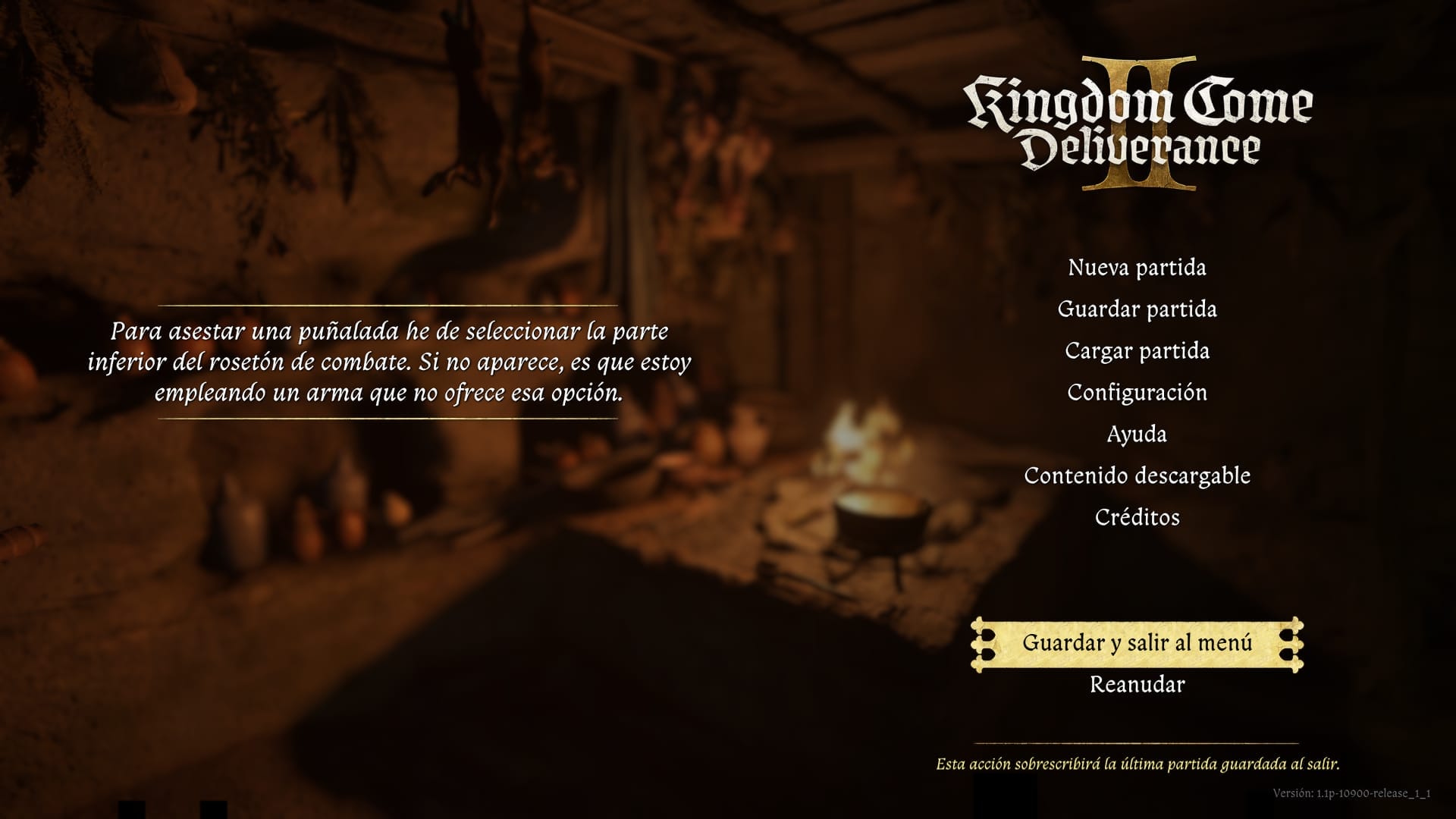 Kingdom Come Deliverance 2: cómo guardar partida KCD2 - Guardar y salir al menú