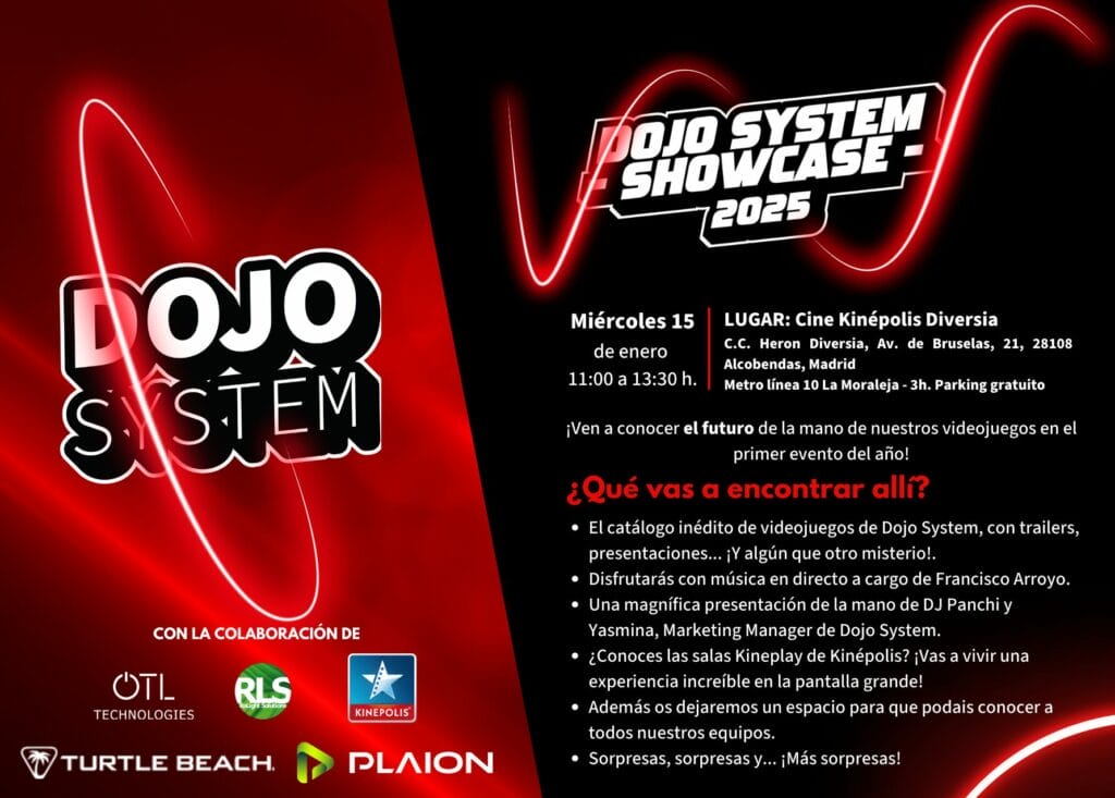 Dojo System Showcase 2025: Llega su presentación de juegos indies para el 15 de enero Dojo System Showcase 2025: Llega su presentación de juegos indies para el 15 de enero