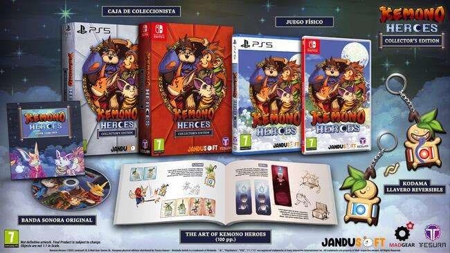 Kemono Heroes se unen en Edición Estándar y Coleccionista para PlayStation 5 y Switch