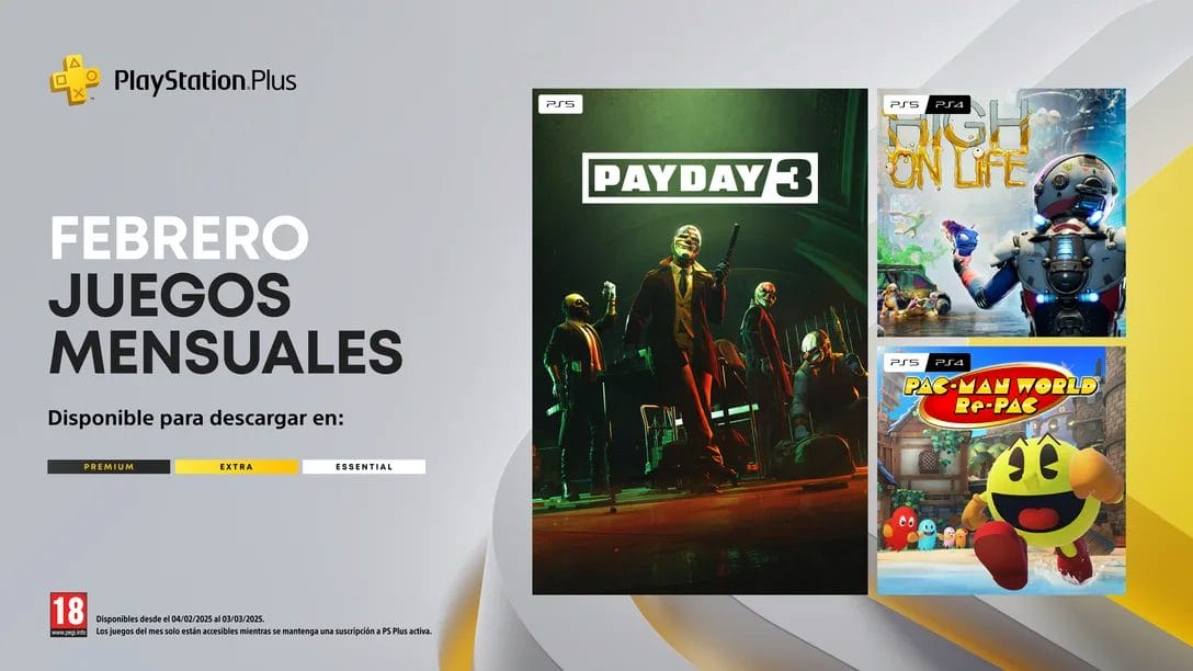 Nuevo lote de Juegos en PS PLUS para febrero 2025