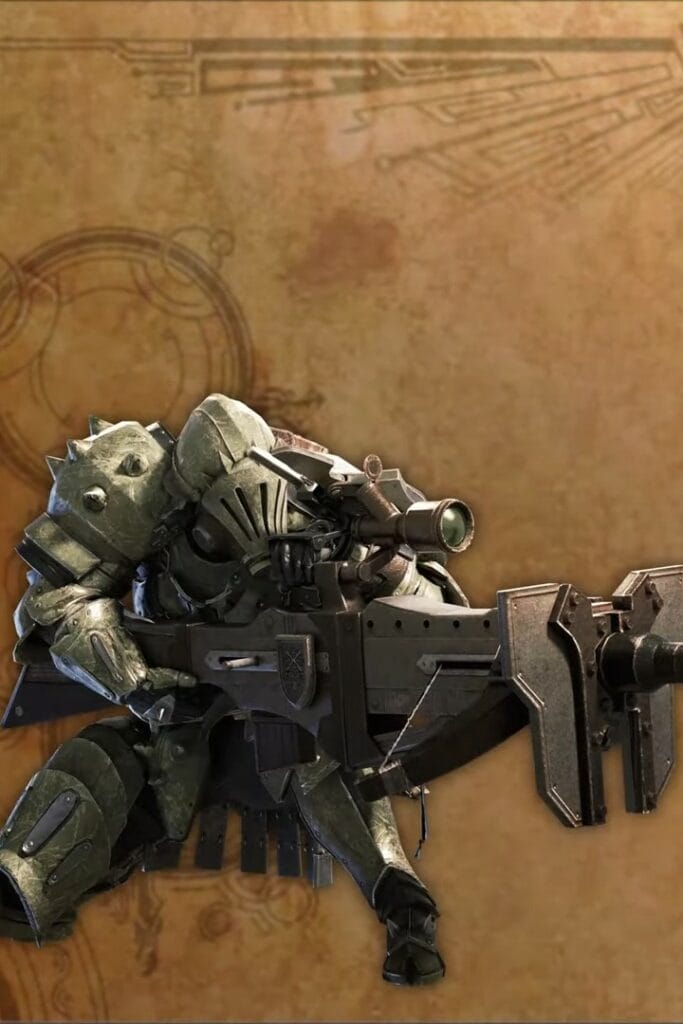 Monster Hunter Wilds - Tipos de armas: Ballesta pesada Monster Hunter Wilds - Tipos de armas: Ballesta pesada