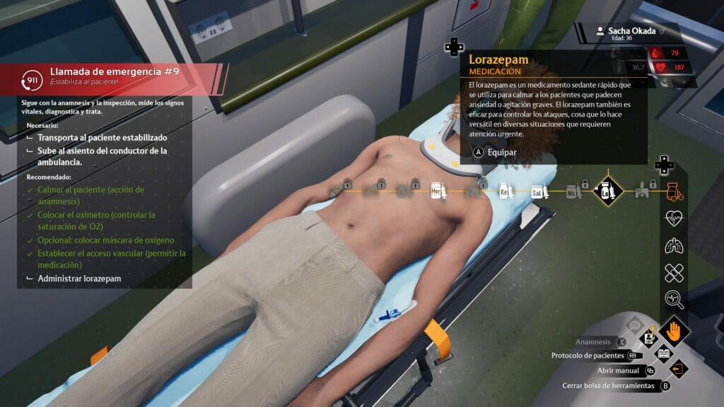 Análisis: ambulance life: a paramedic simulator