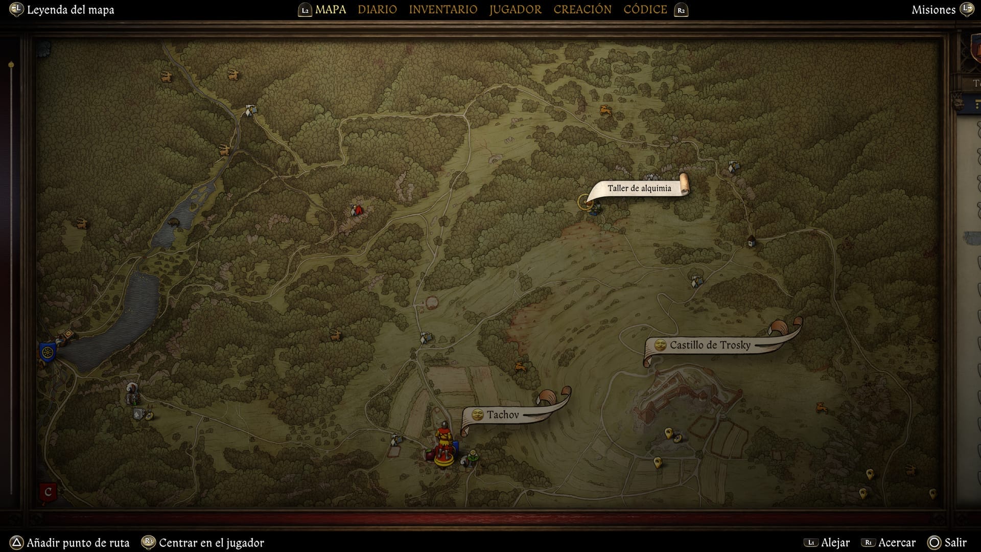 Kingdom Come Deliverance 2: dónde conseguir nuevas recetas de alquimia Kingdom Come Deliverance 2: taller de alquimia al norte del Castillo de Trosky