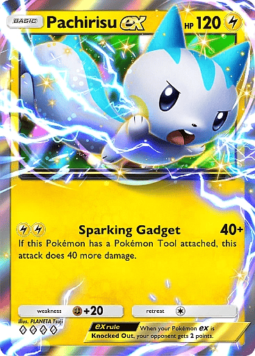 Pókemon TCG Pocket: mazo pachirisu ex