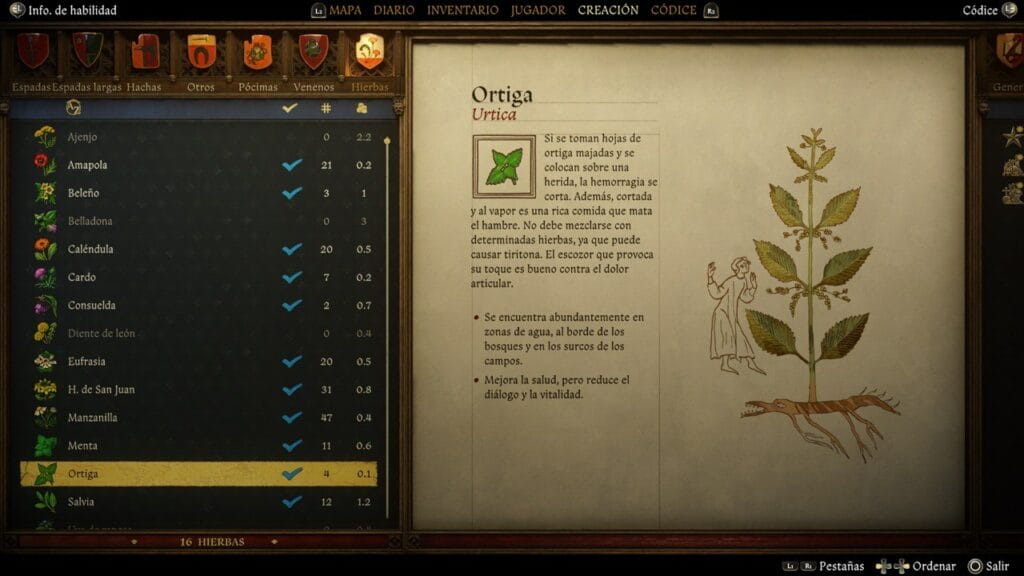 Kingdom Come Deliverance 2: Dónde encontrar ortigas Kingdom Come Deliverance 2: Dónde encontrar ortigas