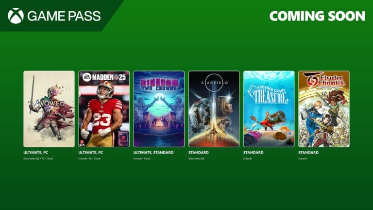 Listado de Juegos gratuito en Game Pass febrero de 2025