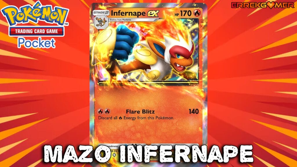 Pókemon TCG Pocket: mazo Infernape