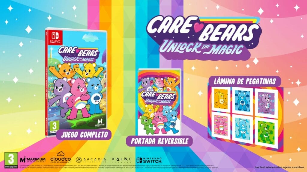 CARE BEARS: UNLOCK THE MAGIC LLEGARÁ EN FORMATO FÍSICO PARA NINTENDO SWITCH Y PLAYSTATION 5