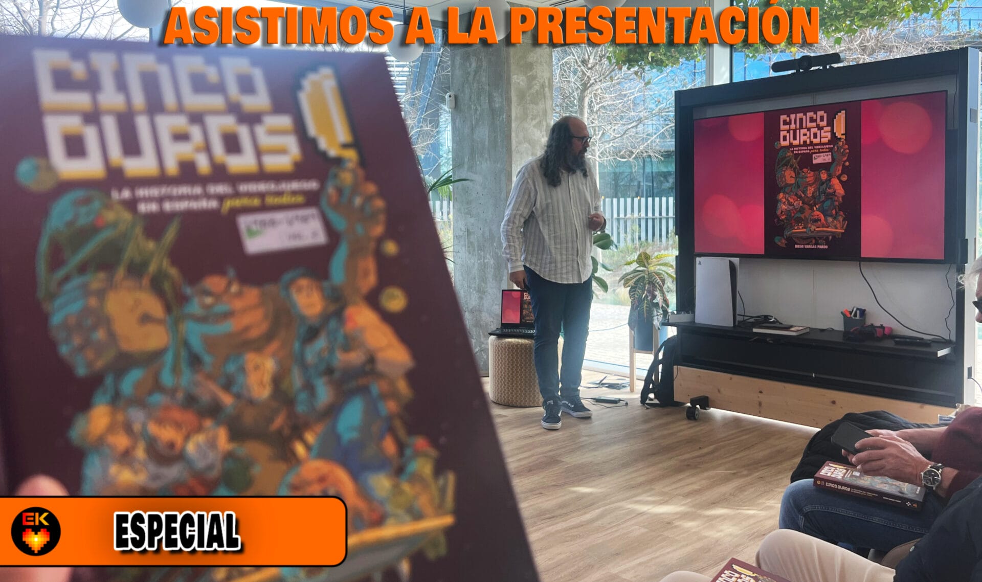 Hemos asistido a la presentación de Cinco Duros: la historia del videojuego en España (Vol.2)