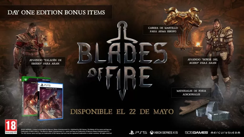 Blades of Fire contará con edición física