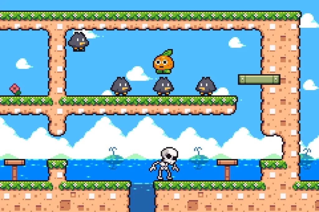 Incube8 Games anuncia Discrete Orange, un juego de plataformas y rompecabezas para GBA