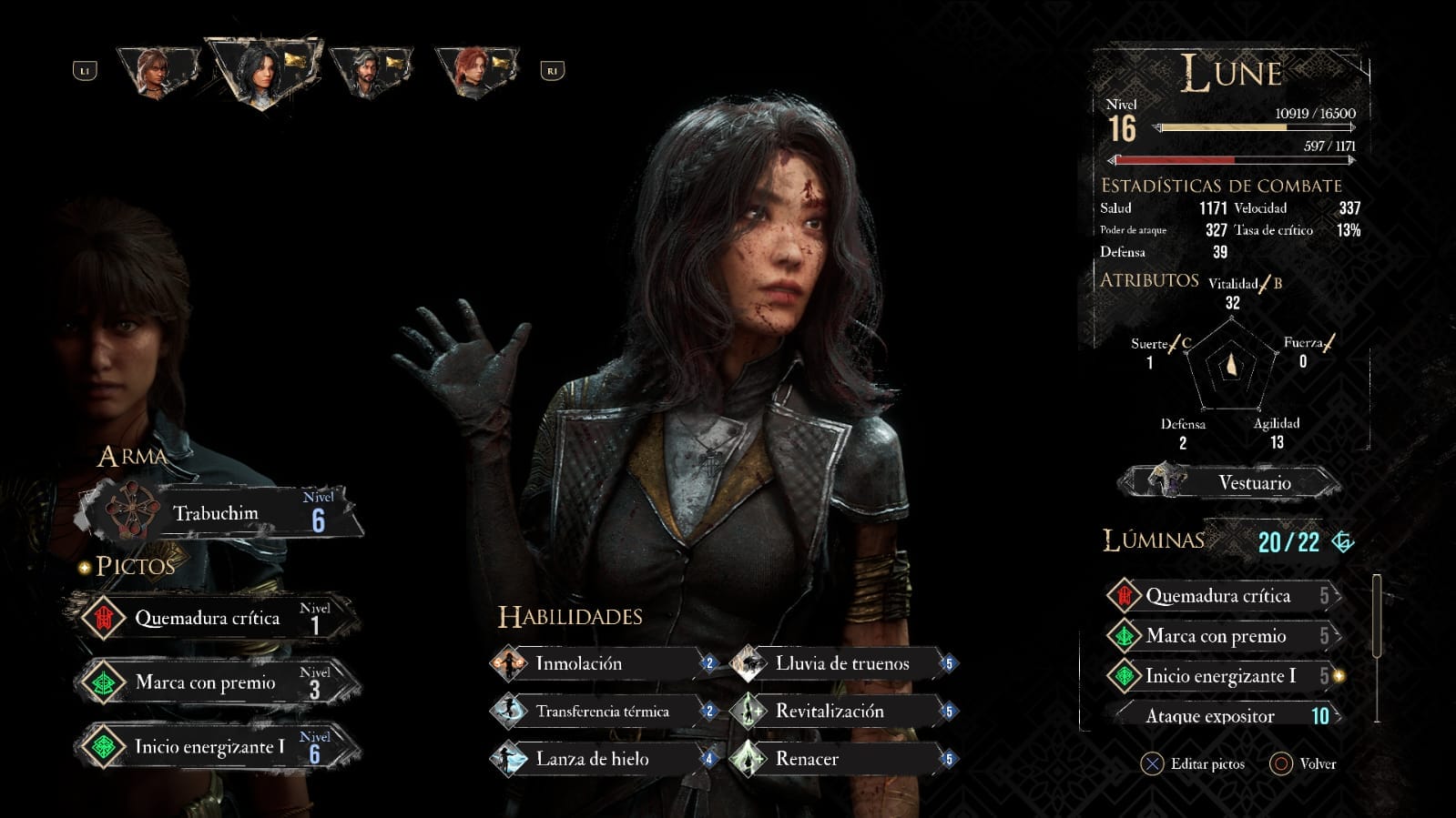 Clair Obscur Expedition 33: Guía de Lune