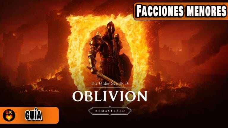 The Elder Scrolls IV Oblivion Remastered - Todas las facciones secundarias