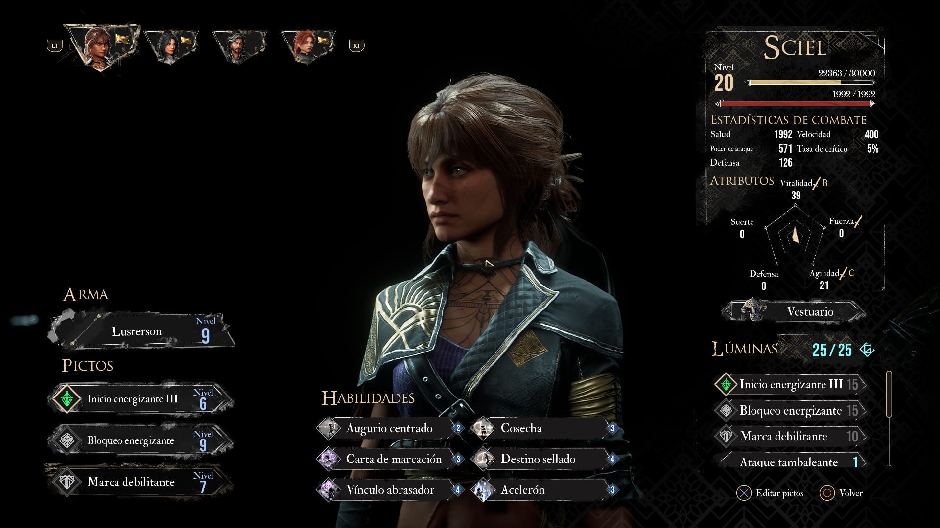 Clair Obscur Expedition 33: Guía de Sciel Clair Obscur Expedition 33: Guía de Sciel