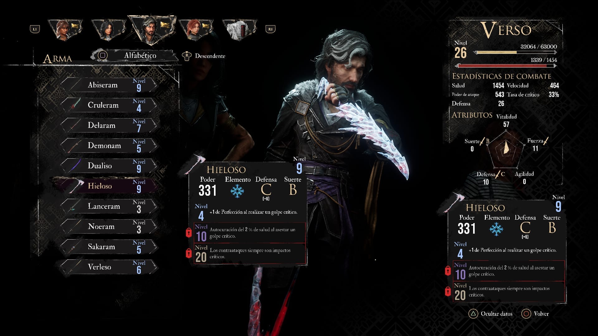 Clair Obscur Expedition 33: Guía de Verso Clair Obscur Expedition 33: Guía de Verso