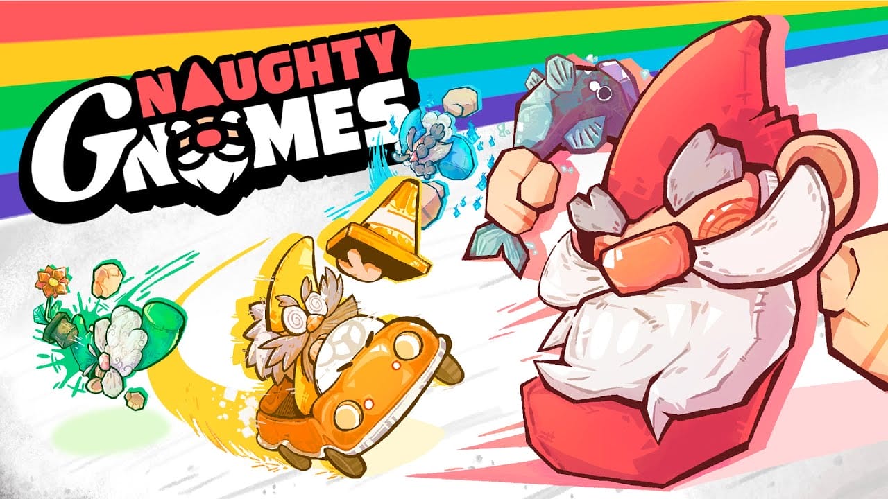 Gnaughty Gnomes, el caótico party game de Sand Castles Studio, llegará a Steam en marzo