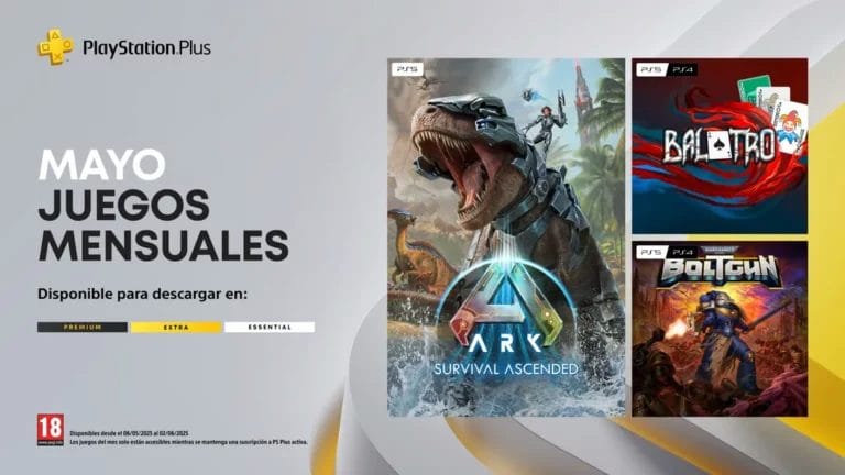 Nuevo lote de Juegos en PS PLUS Essental mayo 2025