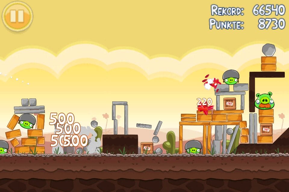 Angry Birds, o la caída de los Cerdos Verdes