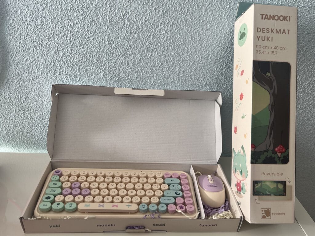 Análisis: TANOOKI Set teclado y ratón inalámbrico