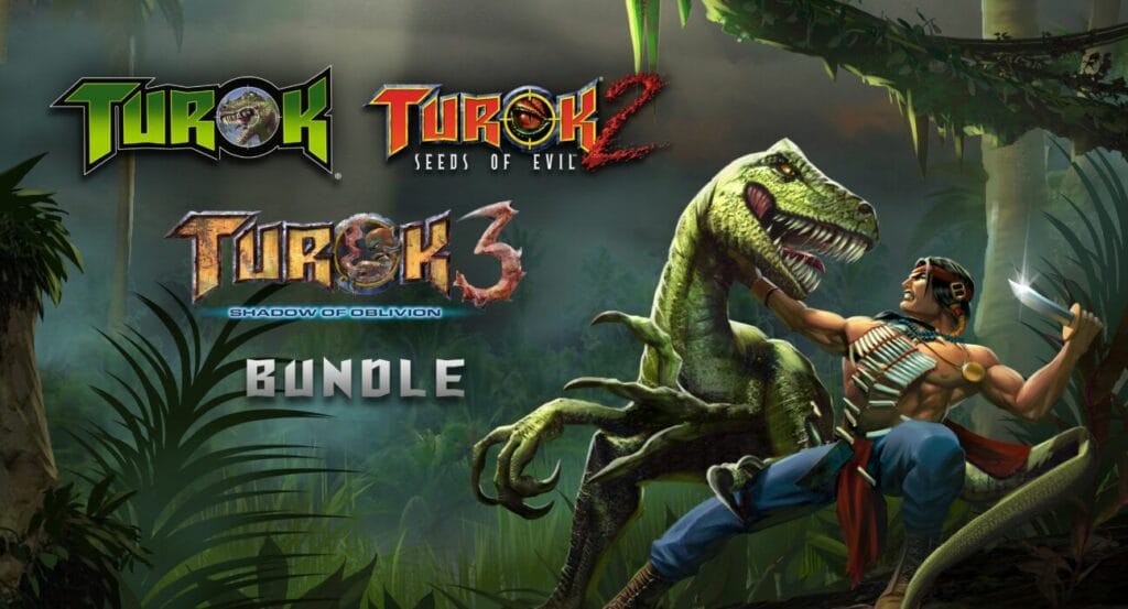 Anunciada la edición física Turok Trilogy Bundle para PS5 y Nintendo Switch