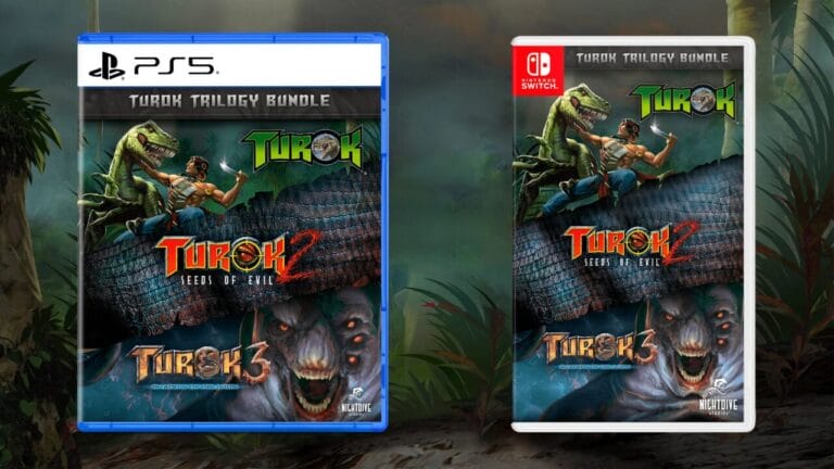 Anunciada la edición física Turok Trilogy Bundle para PS5 y Nintendo Switch