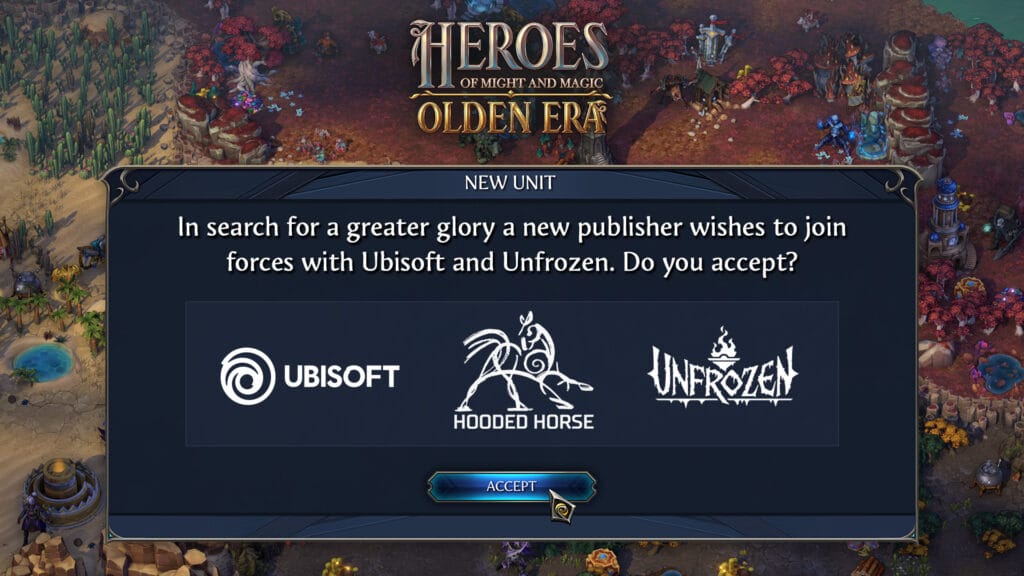 Hooded Horse se une a Ubisoft para publicar Heroes of Might and Magic: Olden Era