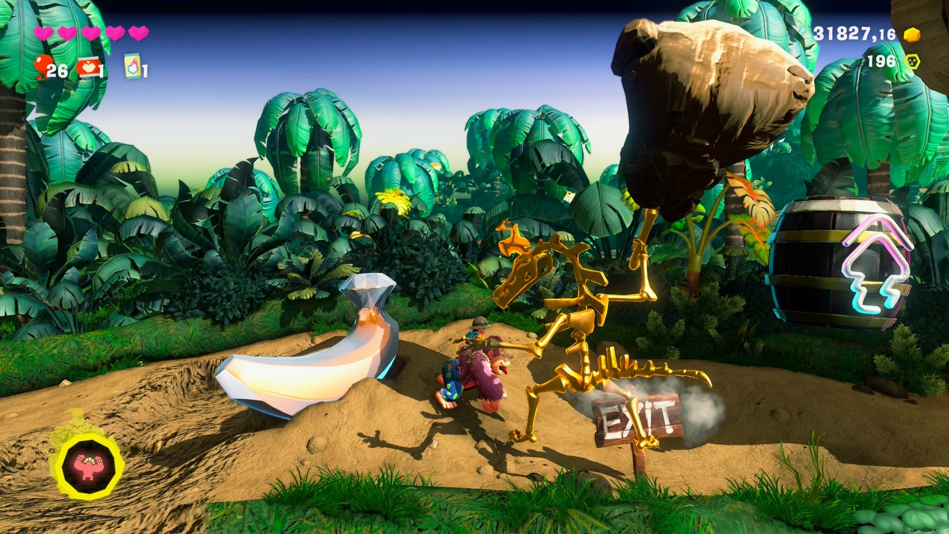 Donkey Kong Bananza: Cómo conseguir los 3 plátanos en "Un paseo nostálgico"